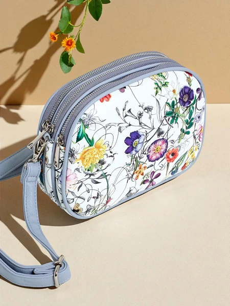 Royalfashion Малка дамска чанта от еко кожа Floriana