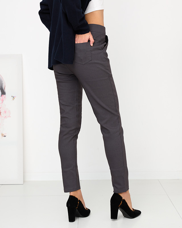 Тъмно сиви дамски изолирани гащи - Дрехи