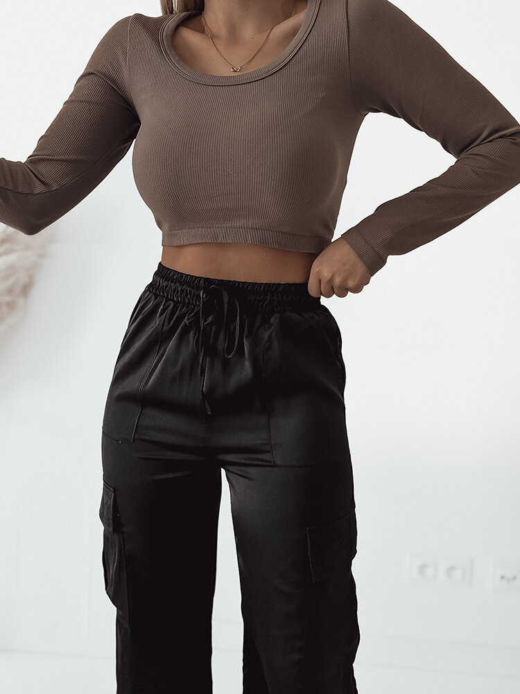 Royalfashion Дамски бойни панталони