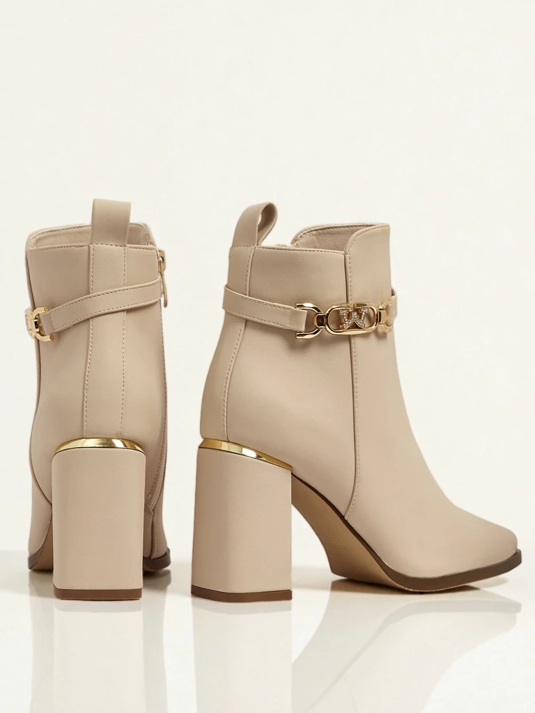 Дамски еко велурени боти на ток Ostirena