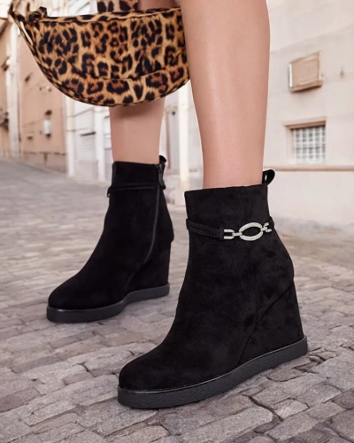 Royalfashion Дамски ботуши Nerri на токчета