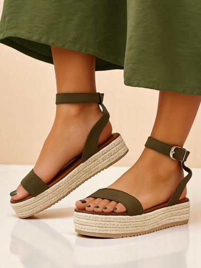 Royalfashion дамски платформи сандали Finna