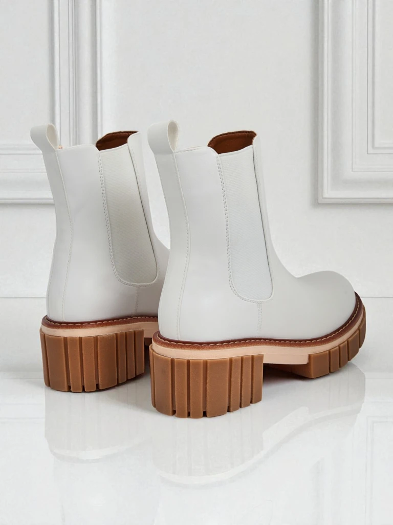 Боти до глезена на токче от еко набук Amber Walk