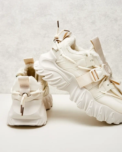 Royalfashion Women's Warmed Losgos Sneakers