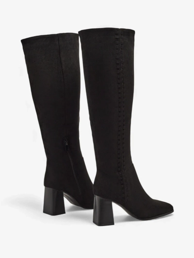 Дамски еко велурени ботуши на ток Fottor