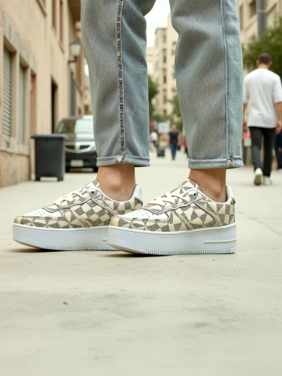 Royalfashion Дамски спортни обувки с принт Ozofio