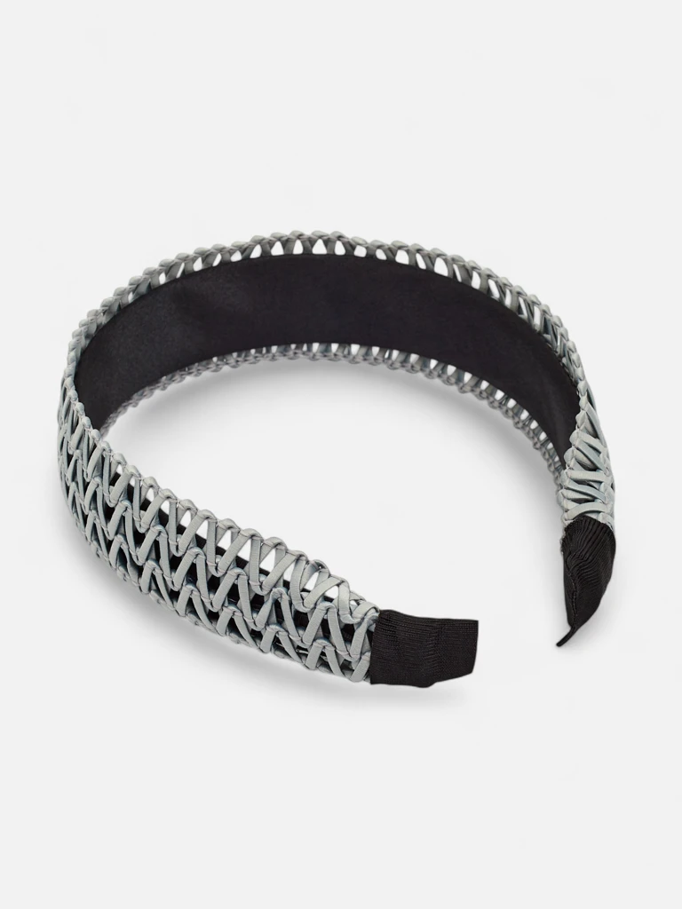 Royalfashion Дамска ажурна плетена лента за глава