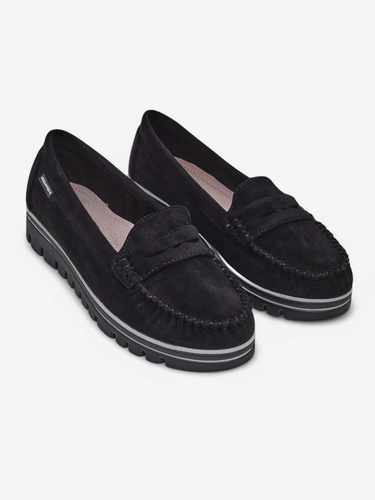 Sabella Черни Мокасини от Еко кожа