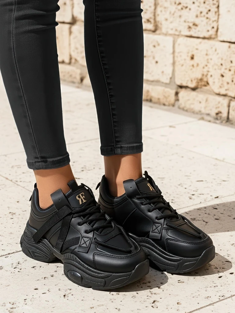 Royalfashion Жени спортни маратонки на по-дебела подметка Quensi