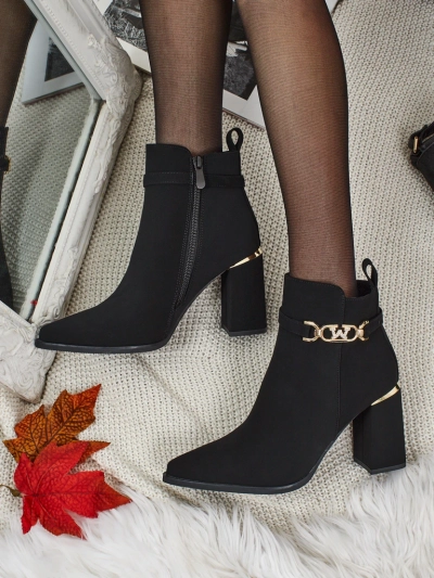 Дамски еко велурени боти на ток Ostirena