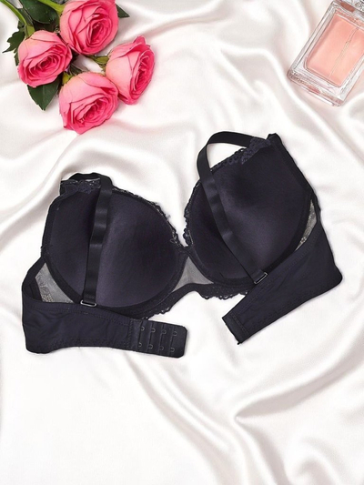 Royalfashion Дамски подплатен дантелен сутиен Delicate Grace