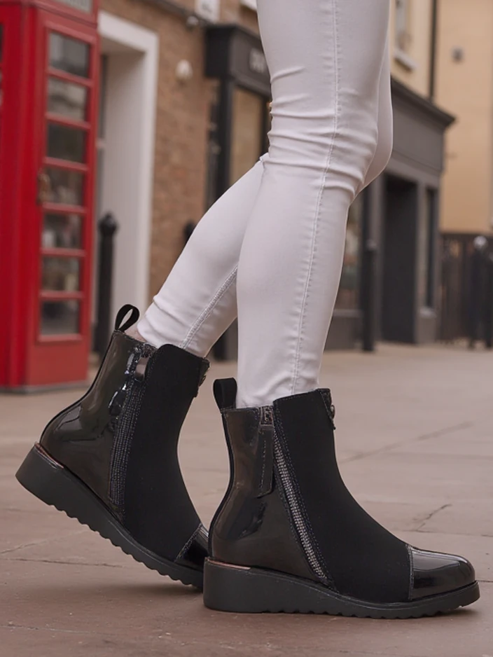 Royalfashion Женски работни ботуши до глезена Volio